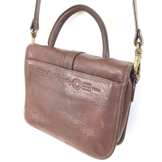 Vintage Fossil Bag Messenger Bag Chocolate Brown Leather Retro - Etsy UK