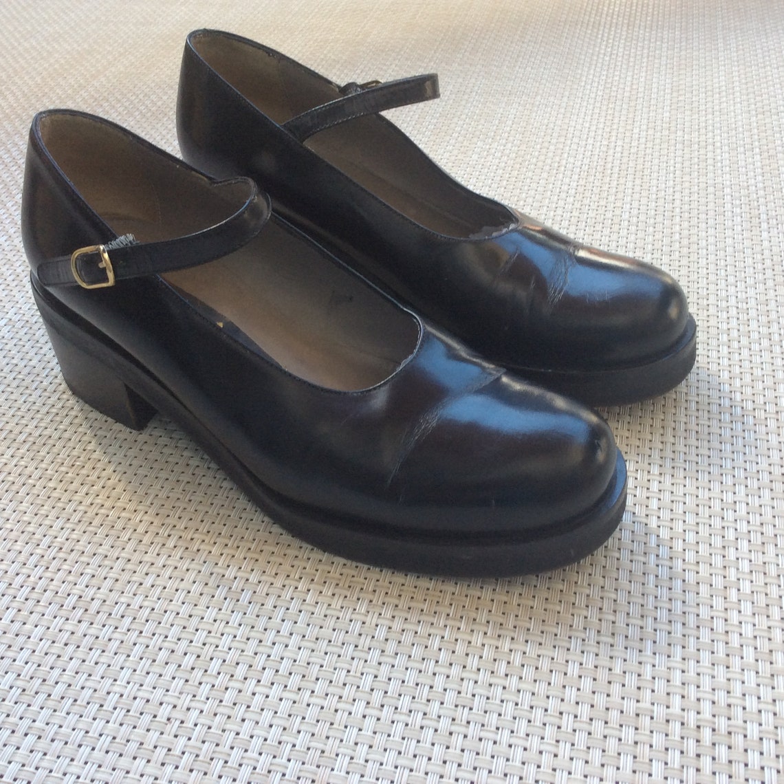 True Vintage Patrick Cox Size 7 Mary Jane Platform Shoes - Etsy