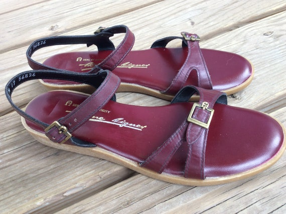 vintage aigner sandals