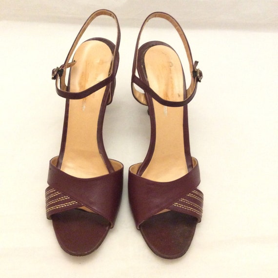Vintage Etienne Aigner Heels pumps shoes sandals heeled size Etsy
