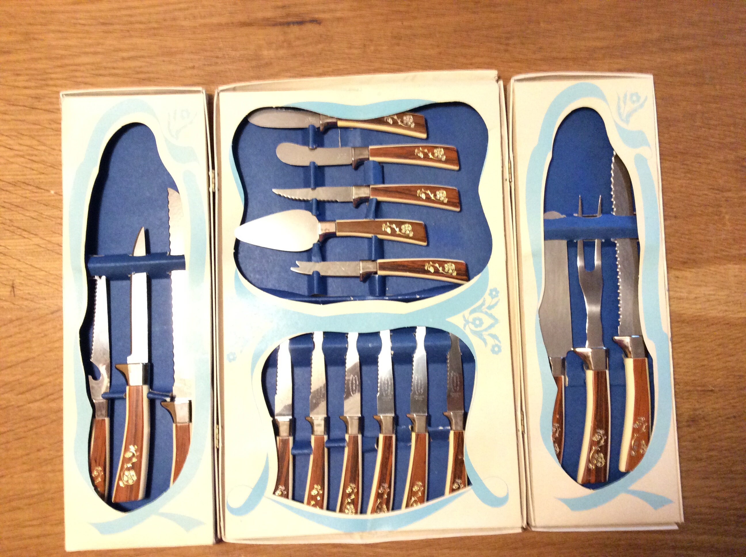 Vintage Cutlery Set 19 Pieces Knife Knives Sheffield Blades Etsy Canada