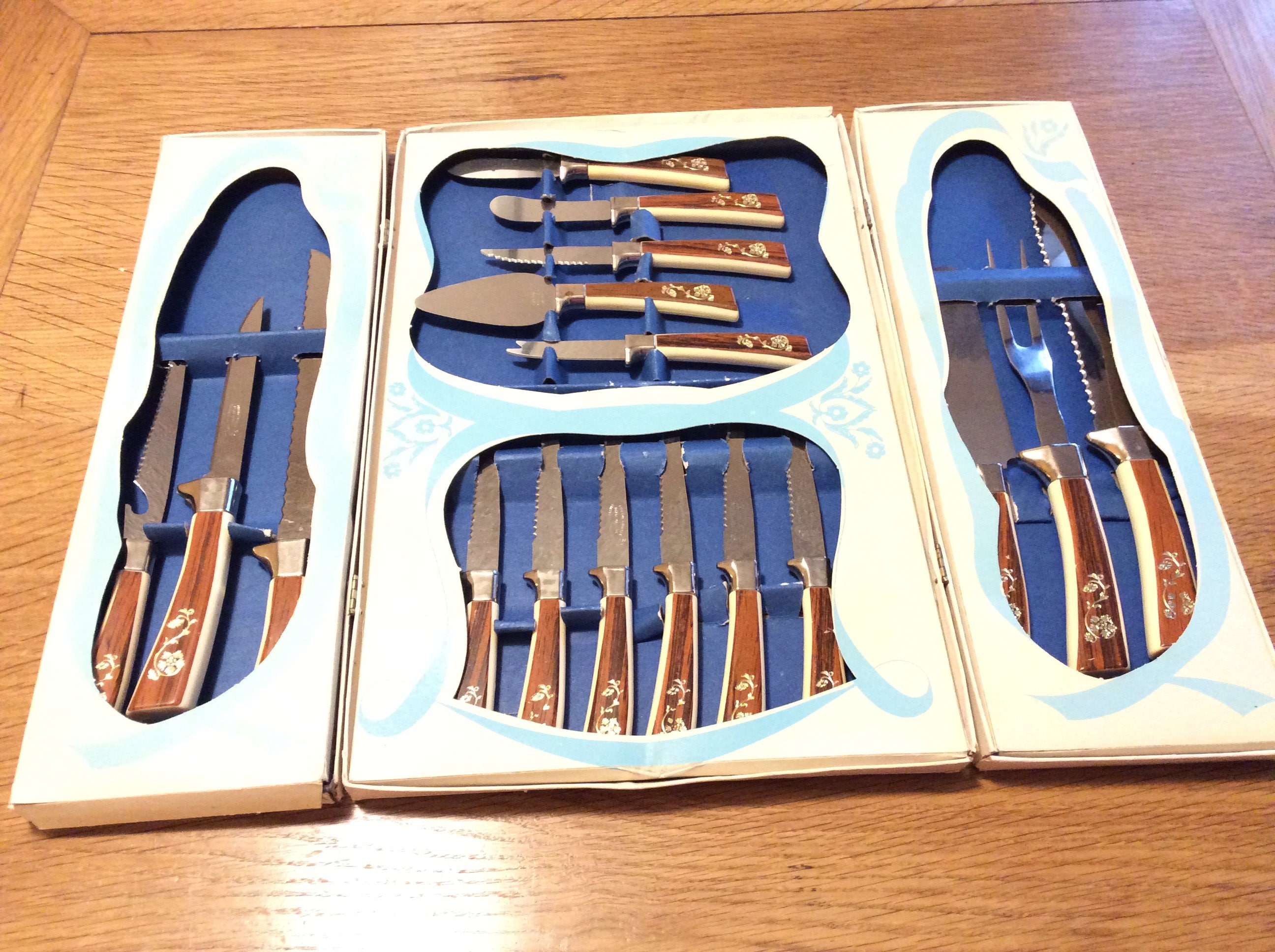 Vintage Cutlery Set 19 Pieces Knife Knives Sheffield Blades Etsy Canada