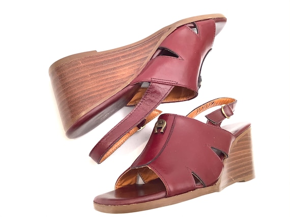 Florale sandalen nieuwe oude voorraad maat 8.5 mod zeldzame vintage schoenen Schoenen damesschoenen Pumps 