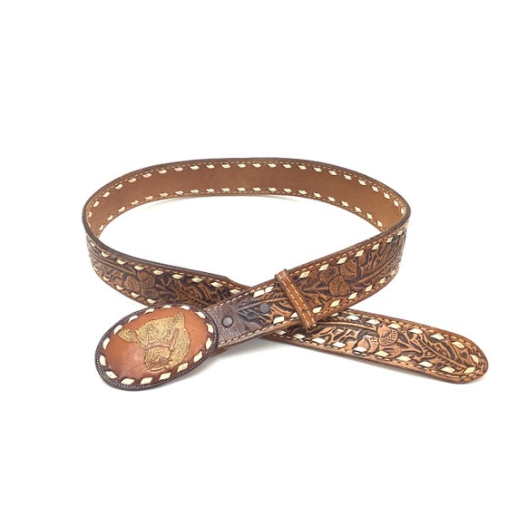 Vintage Nocona riem maat 34 cowboy western zuidwestelijk - Etsy België