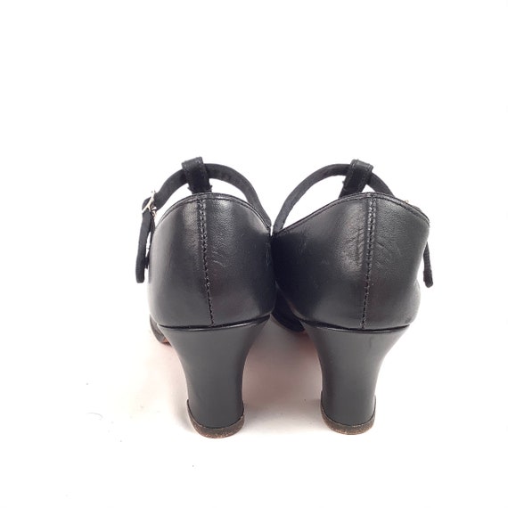 NOS Professional Dance Shoes Mary Jane Leather Si… - image 7