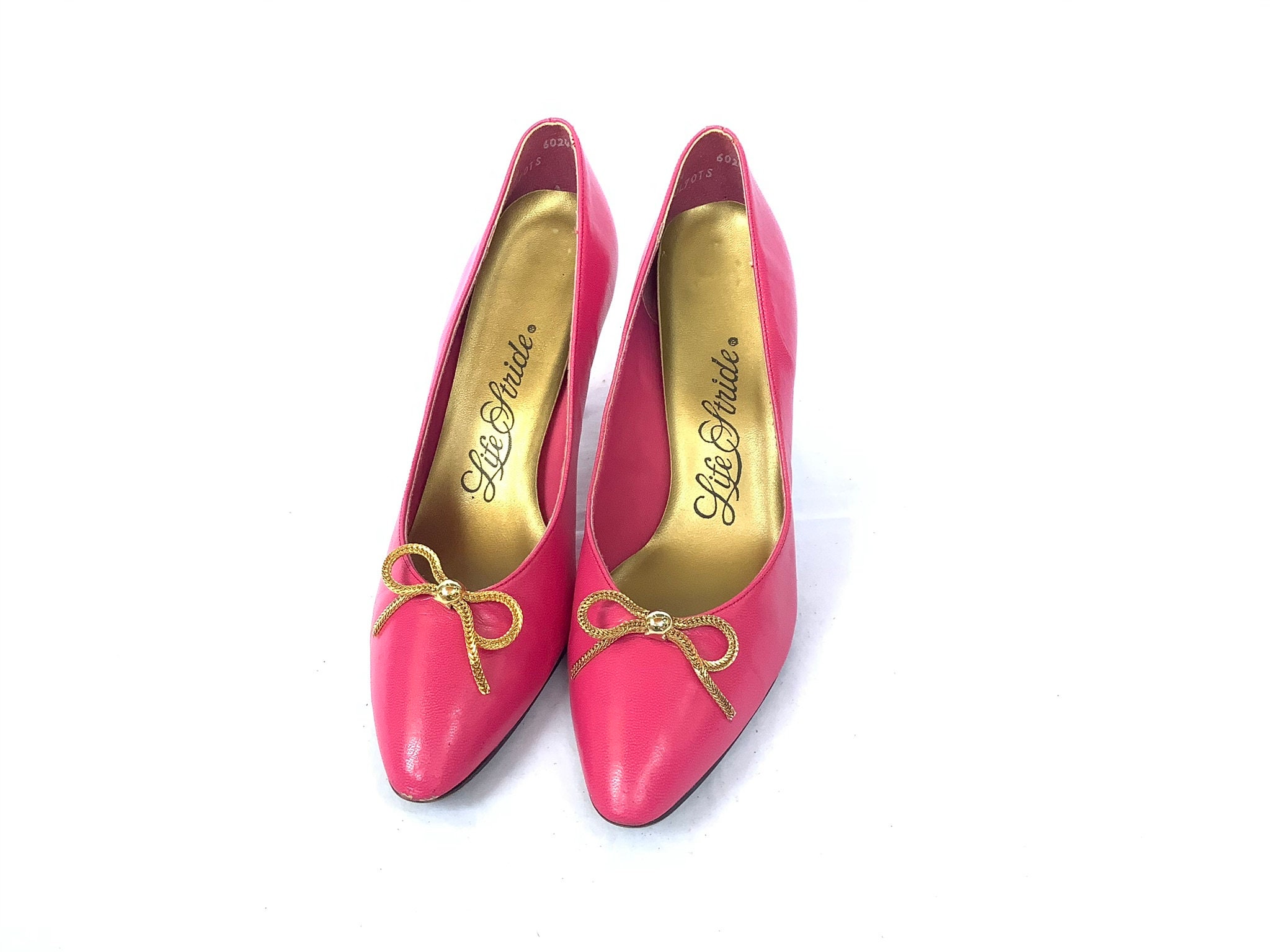 telt peregrination smog Size 7.5 Vintage Hot Pink Heels Shoes Pumps Heels Retro Funky | Etsy Canada