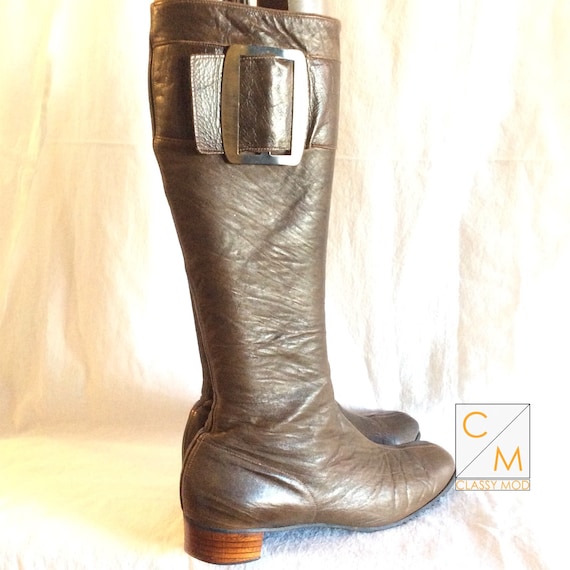 green gogo boots