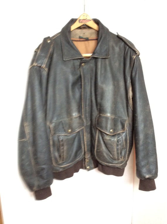 distressed bomber jacket