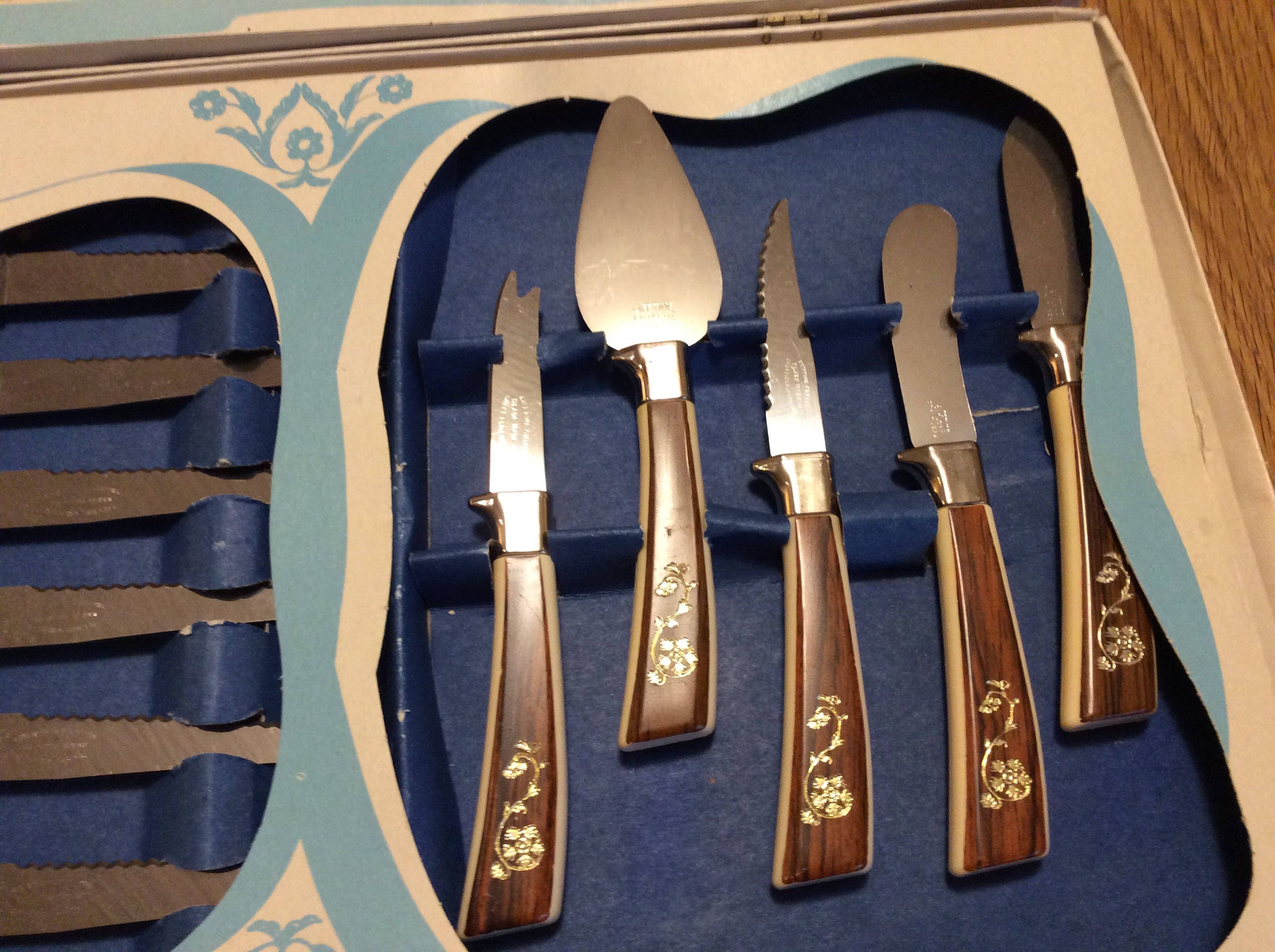 Vintage Cutlery Set 19 Pieces Knife Knives Sheffield Blades Etsy Canada