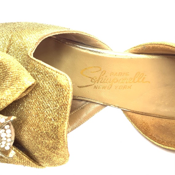 Schiaparelli Mod heels size 7 to 7.5 rare 1960 60… - image 9