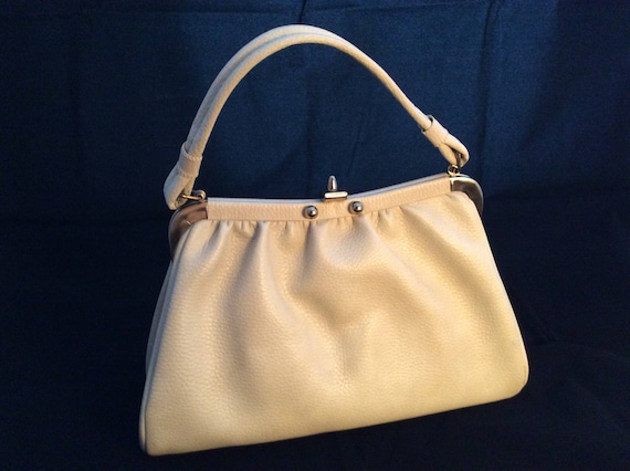 Mad men 50s 60s handbag frame purse Kelly bag vega