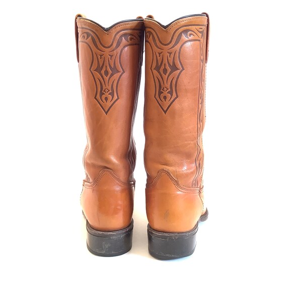 1950s 50s Square toe western southwestern boots s… - image 8