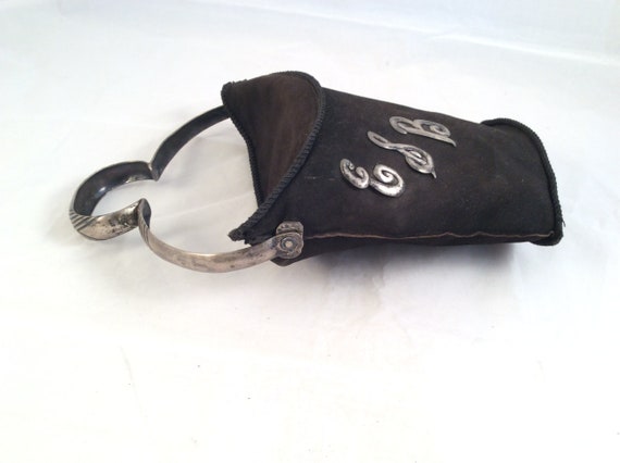 925 Sterling silver top handle top handle bag pur… - image 6