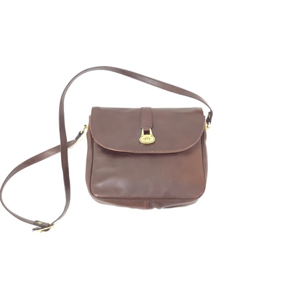 Vintage Etienne Aigner shoulder bag leather retro… - image 1