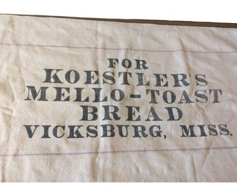 Industrial Kitchen Decor Vintage Flour Sack