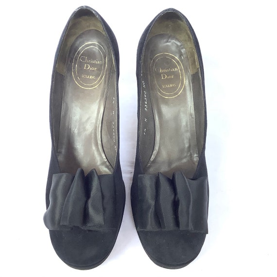 Rare Vintage Christian Dior 50s 60s mod heels sho… - image 2