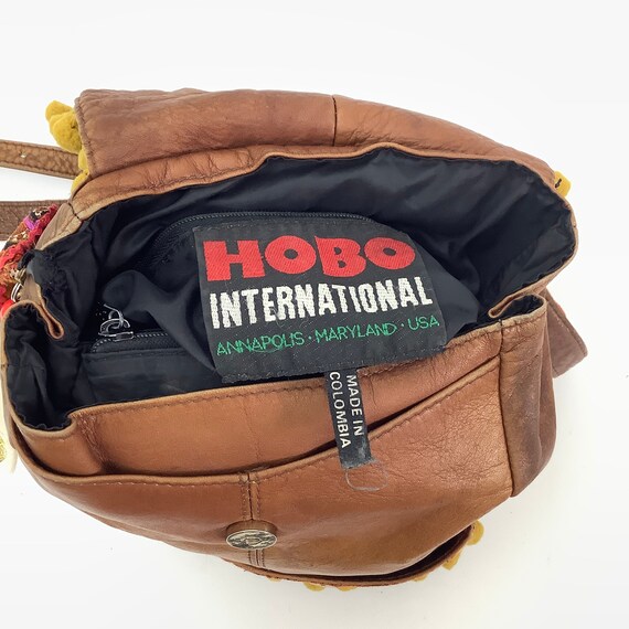 Vintage backpack hobo bohemian festival funky upc… - image 6