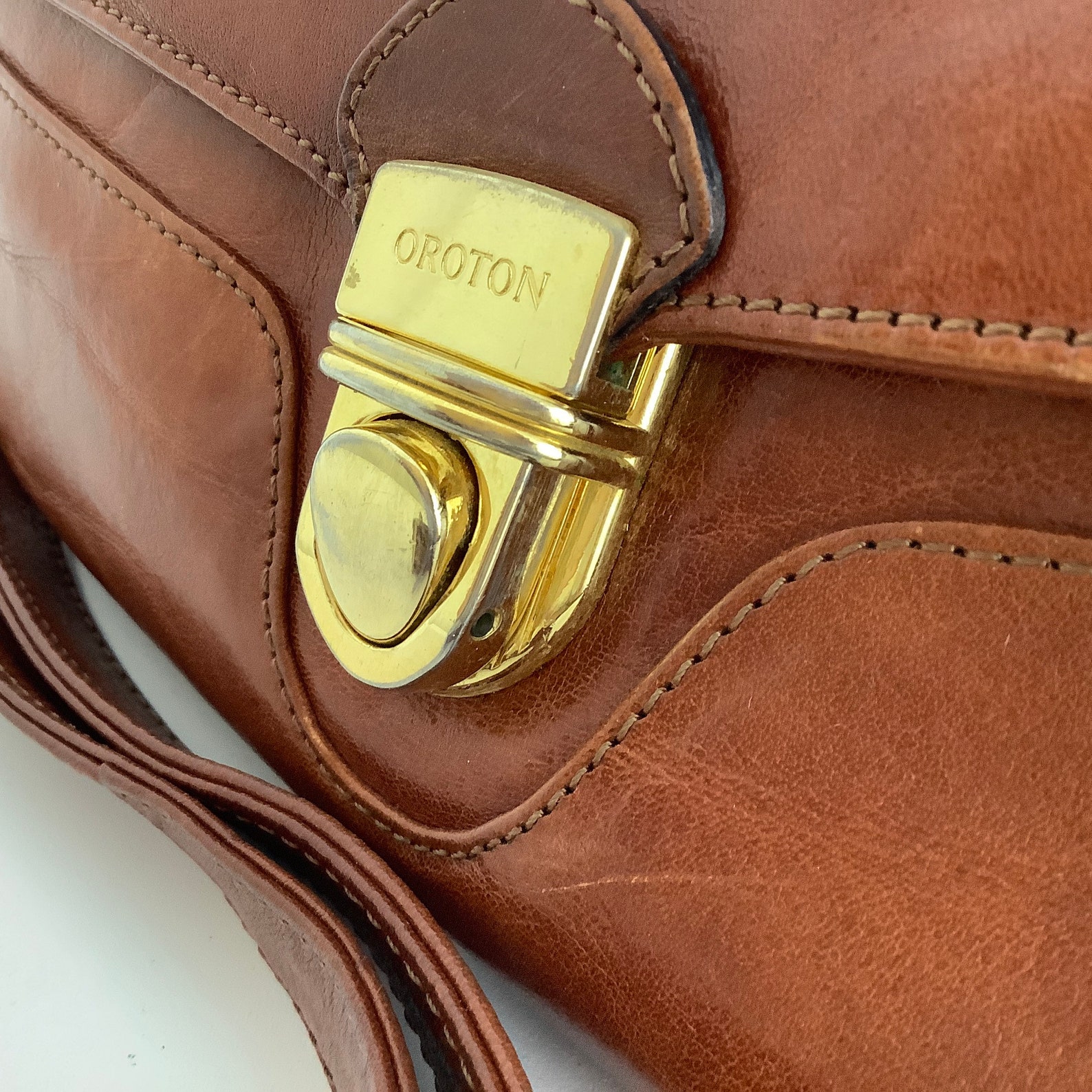 Oroton Australian Leather Bag Purse Vintage Designer Crossbody Etsy