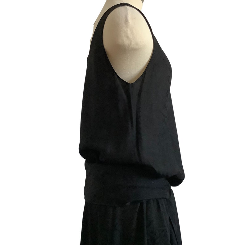 Vintage Carole Little lagenlook dress 8 to 10 black image 5