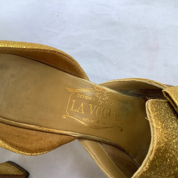 Schiaparelli Mod heels size 7 to 7.5 rare 1960 60… - image 6