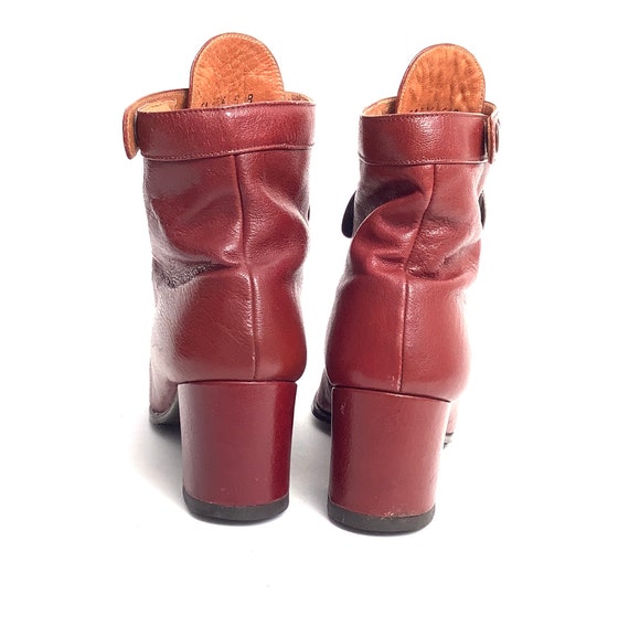 60s Mod Etienne Aigner ankle boots booties rare r… - image 8