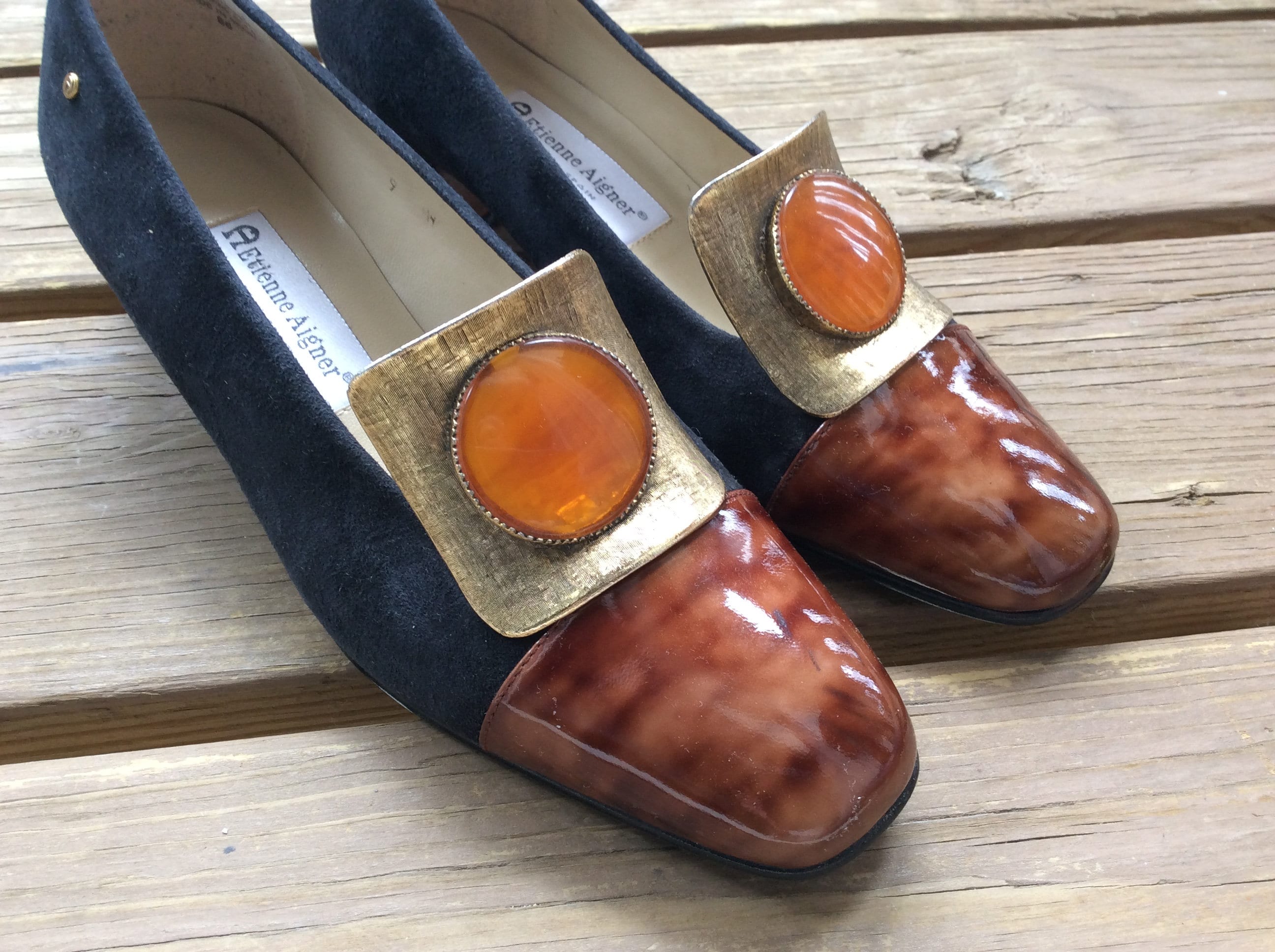 Tortoiseshell hotsell heel pumps