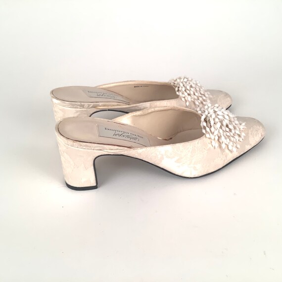 Mother of the bride mules 1980s Vintage wedding h… - image 4