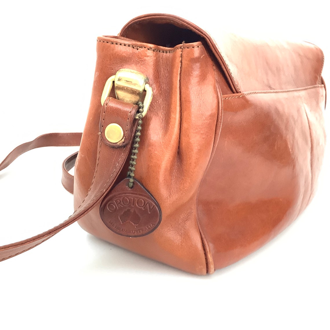 Oroton Australian Leather Bag Purse Vintage Designer Crossbody Etsy