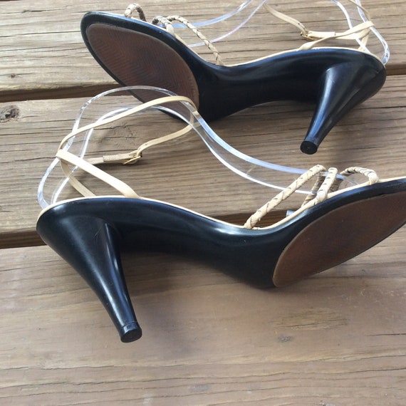 Escarpins Xavier Danaud Paris Vintage Années 80 - Taille 37, Tout Cuir, Talon Aiguille 8.5 Cm