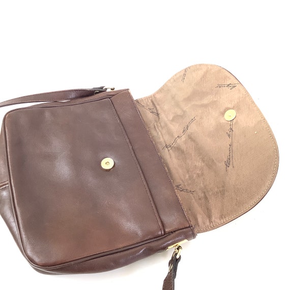 Vintage Etienne Aigner shoulder bag leather retro… - image 8