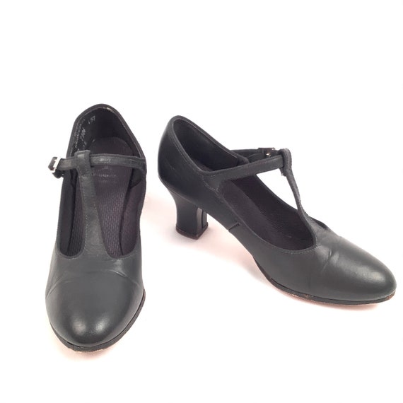 NOS Professional Dance Shoes Mary Jane Leather Si… - image 4