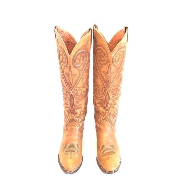 Tall Cowboy Boots Etsy