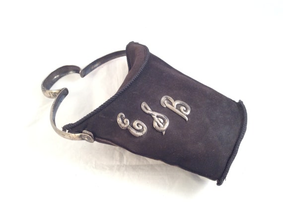 925 Sterling silver top handle top handle bag pur… - image 4