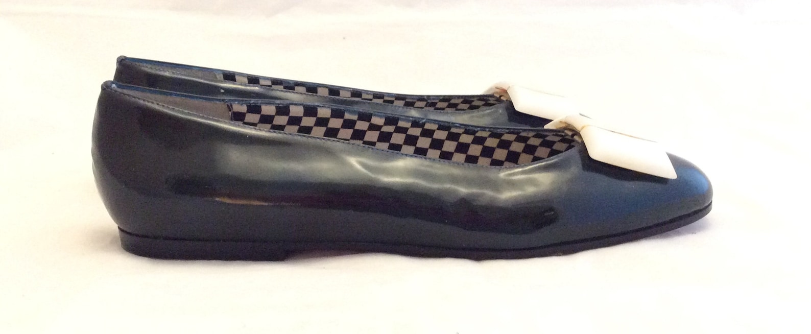 vintage saks fifth avenue flat shoes ballet flats new old stock size 7 mod retro
