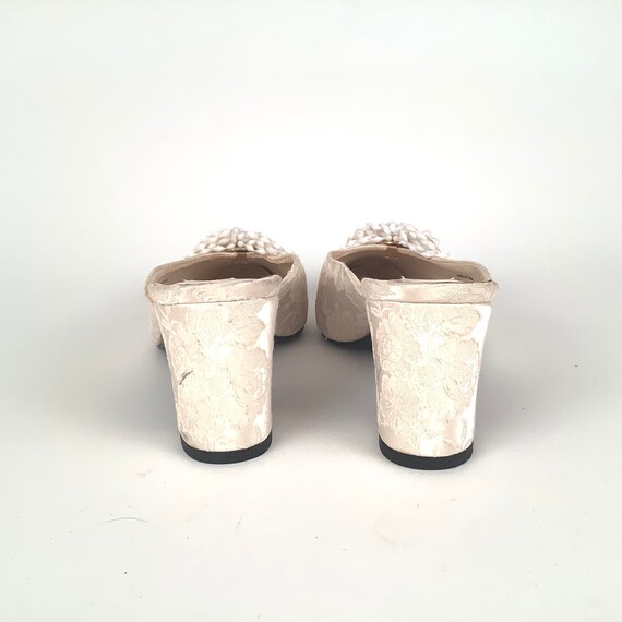 Mother of the bride mules 1980s Vintage wedding h… - image 6