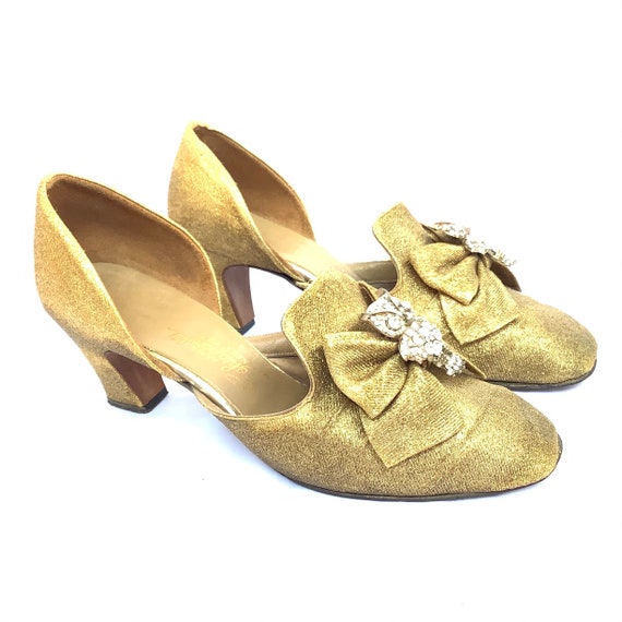 Schiaparelli Mod heels size 7 to 7.5 rare 1960 60… - image 5