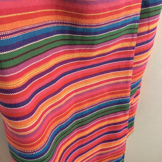 Serape skirt Sarape skirt vintage retro wrap spli… - image 1