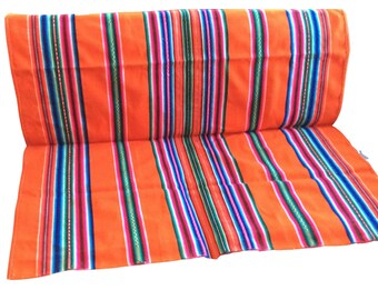 Vintage Southwestern Couch Sofa Throw Cabin Decor Multicolor