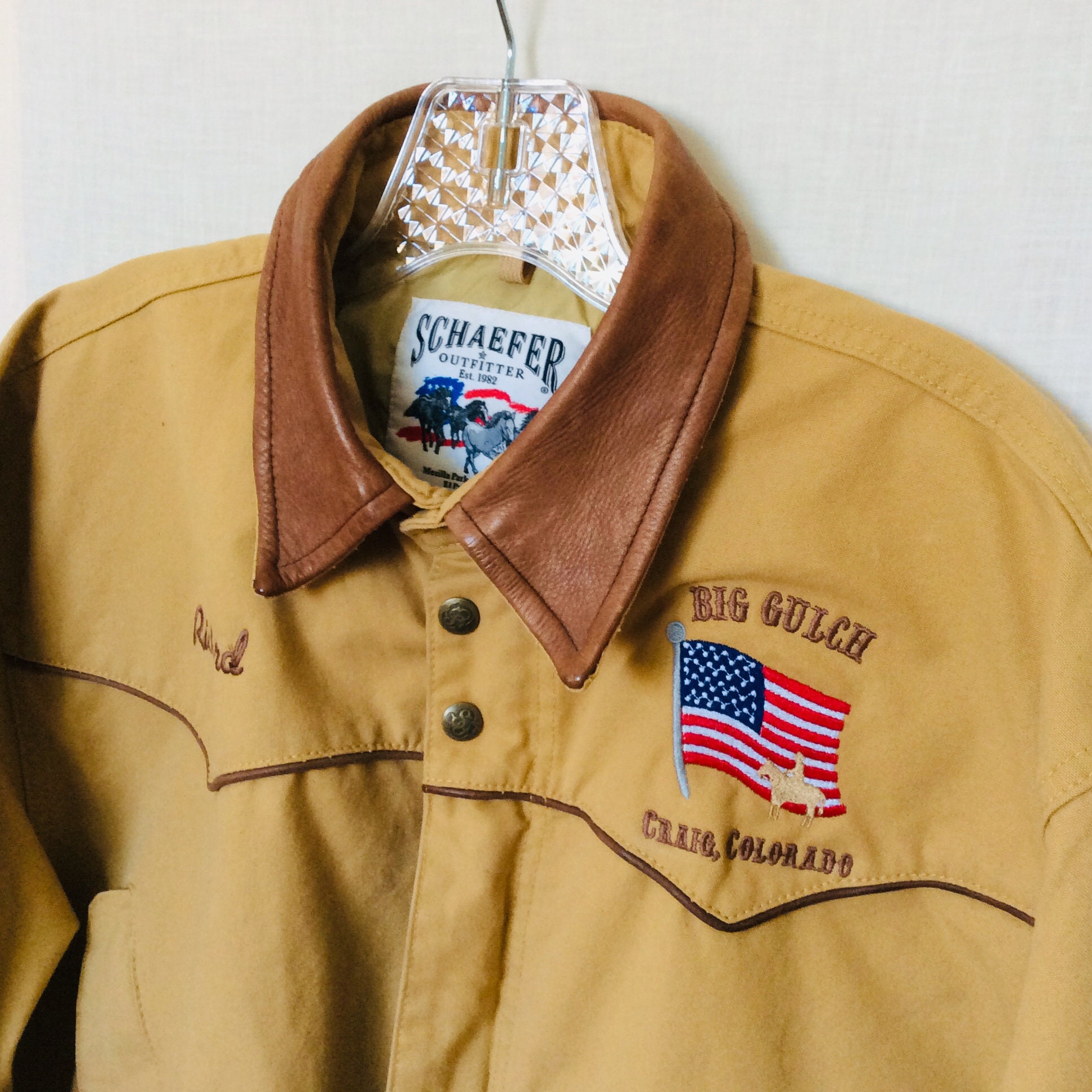 Vintage Cowboy Herding Jacket Canvas 