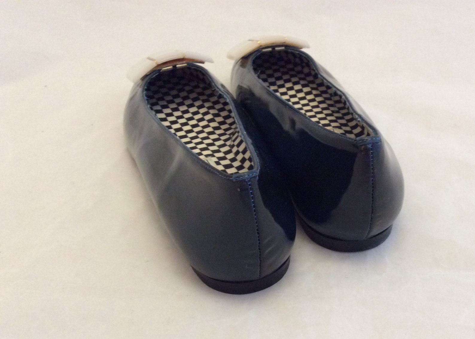 vintage saks fifth avenue flat shoes ballet flats new old stock size 7 mod retro