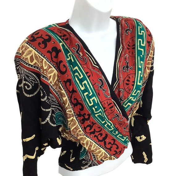 Size small Vintage tribal bohemian ethnic Greek k… - image 4