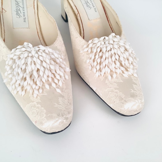 Mother of the bride mules 1980s Vintage wedding h… - image 2