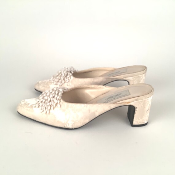 Mother of the bride mules 1980s Vintage wedding h… - image 3