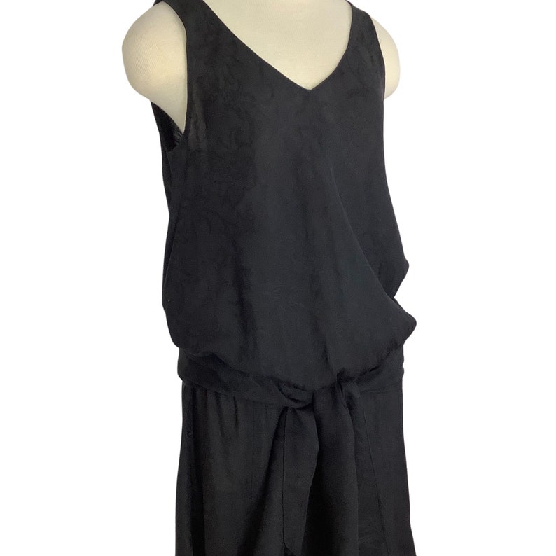 Vintage Carole Little lagenlook dress 8 to 10 black image 2