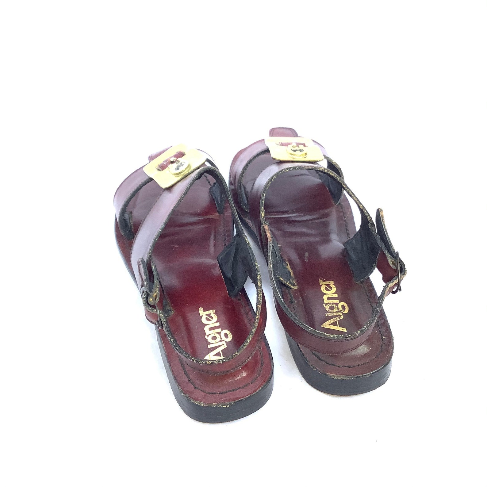 vintage aigner sandals