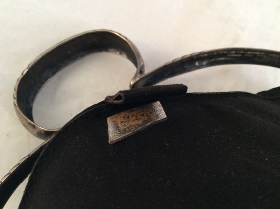 925 Sterling silver top handle top handle bag pur… - image 7