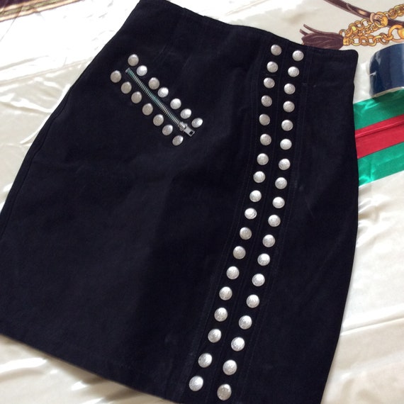 Two piece skirt and jacket mariachi style studded… - image 7