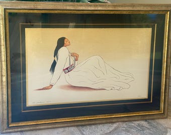 R.C. Gorman "MARTA" Original Lithograph 56/100 S/N/D