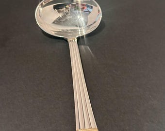 Christofle France Aria Gold GRAVY LADLE 7 1/8" (Silverplate, Gold Accents)