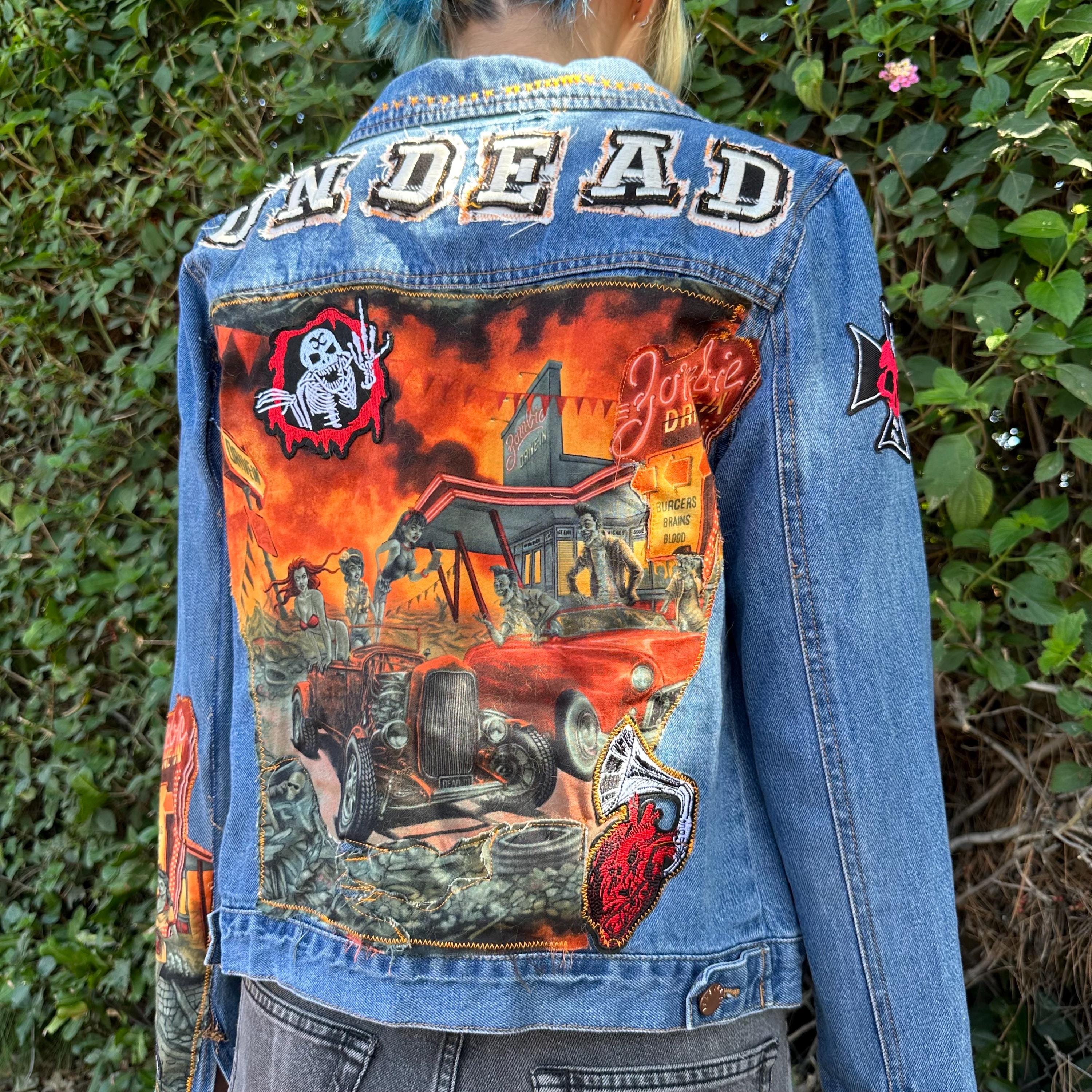 Skull Jean Jacket